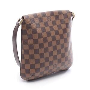 Louis Vuitton Damier Salsa Bag Strap Musette Brown Shoulder Long Leather
